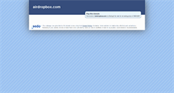 Desktop Screenshot of airdropbox.com